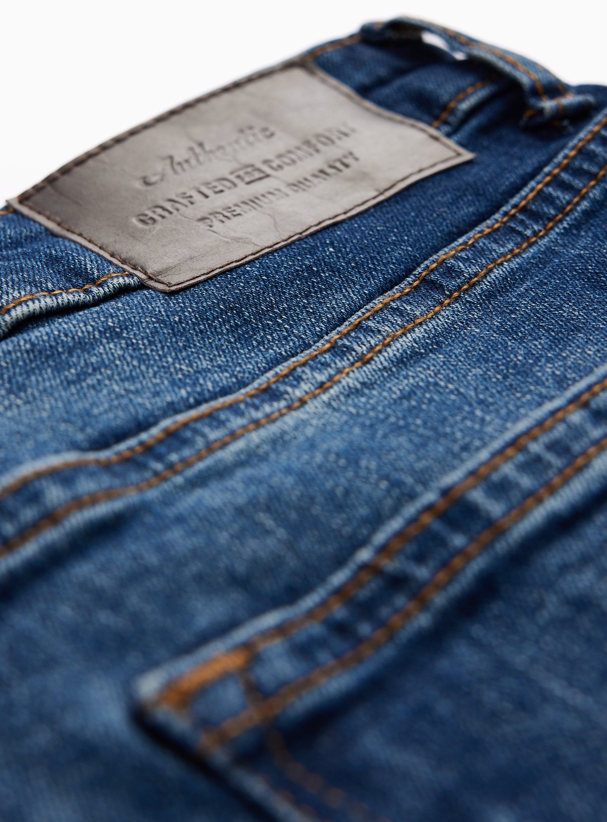 Blue Dark Wash Bootcut Jeans 44L - Image 4 thumbnail